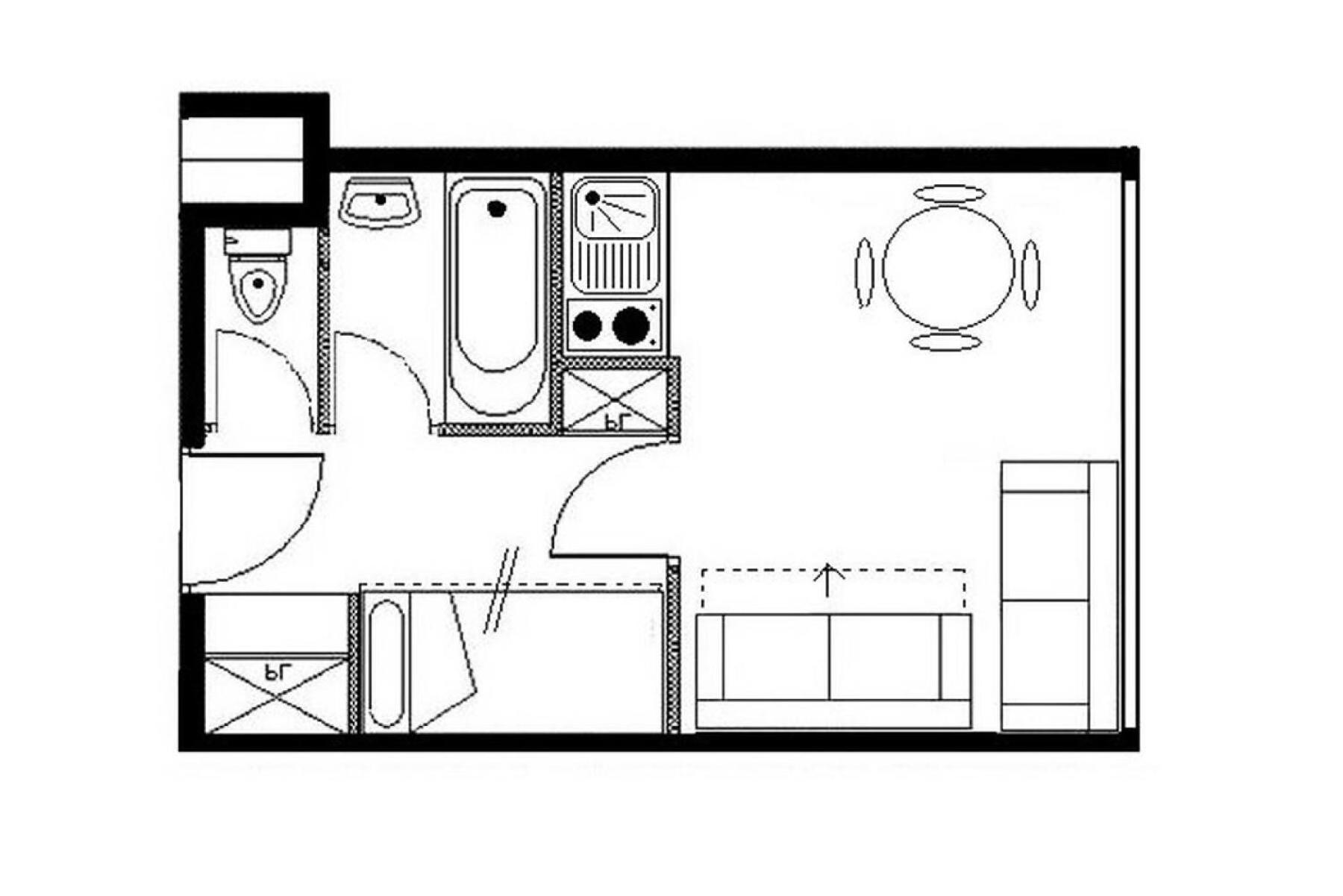 Residence Boedette A - Studio Classique - Depart Et Retour Skis Aux Pieds Mae-3564 Saint-Martin-de-Belleville Εξωτερικό φωτογραφία